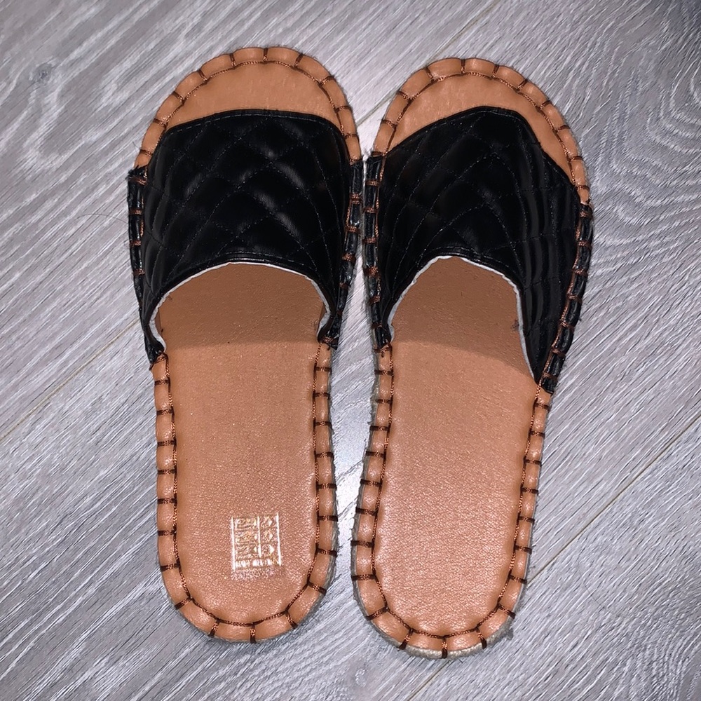 Black sandals